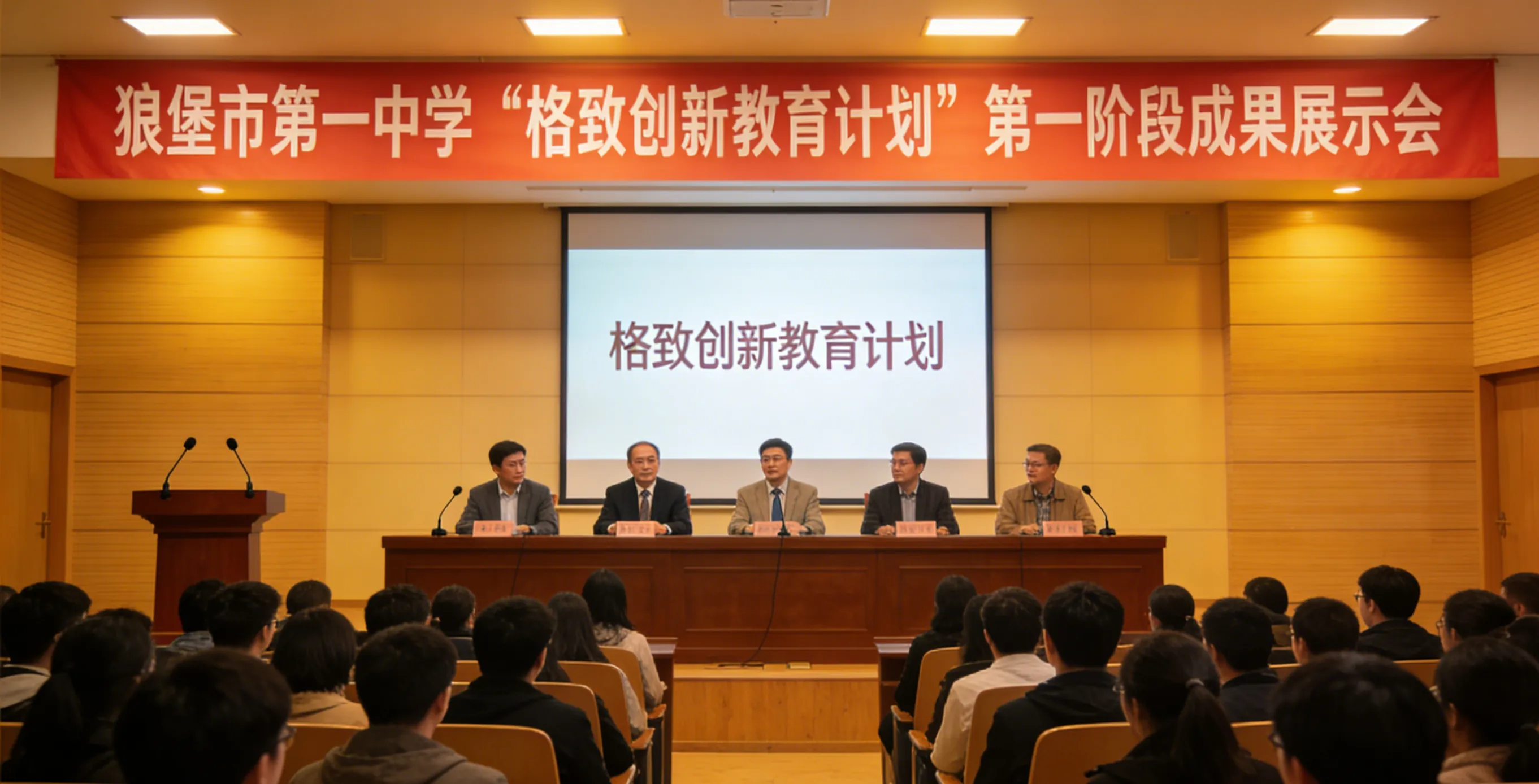 展示会现场照片 · 报告厅